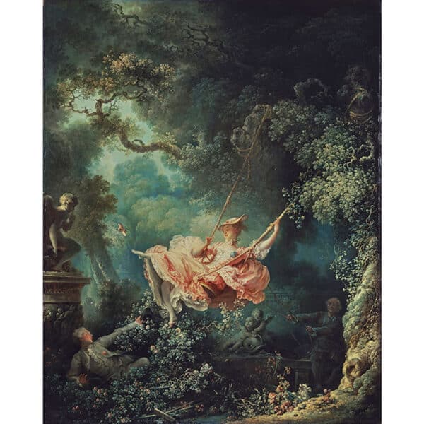Lienzo 'El columpio' de Jean-Honoré Fragonard