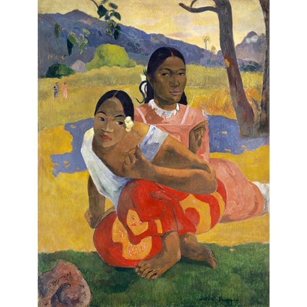 Lienzo '¿Cuándo te casarás?' de Paul Gauguin