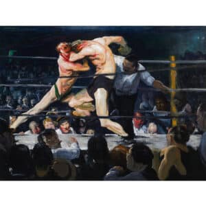 Lienzo 'Despedida de soltero en Sharkeys' de George Bellows