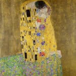Lienzo 'El beso' de Gustav Klimt