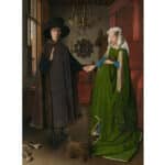 Lienzo 'El retrato de Arnolfini' de Jan van Eyck