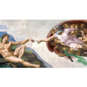 Lienzo 'La creación de Adán' de Miguel Ángel