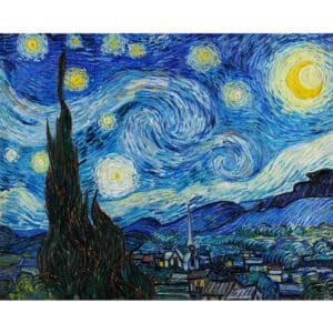 Lienzo 'La noche estrellada' de Vincent Van Gogh