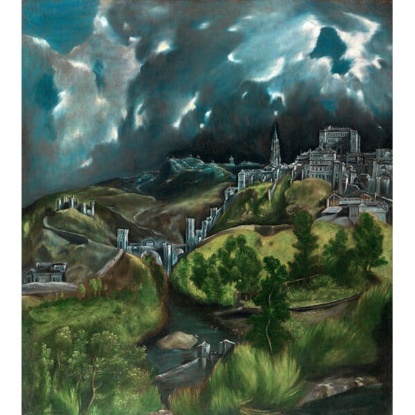 Lienzo 'Vista de Toledo' de El Greco